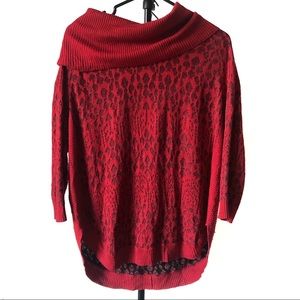 Kim Rogers Women's Cowl Neck Sweater  | Size- M